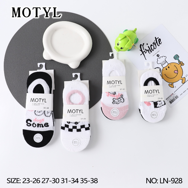 Stopki damskie Roz 23-38, Mix kolor Paczka 40 szt